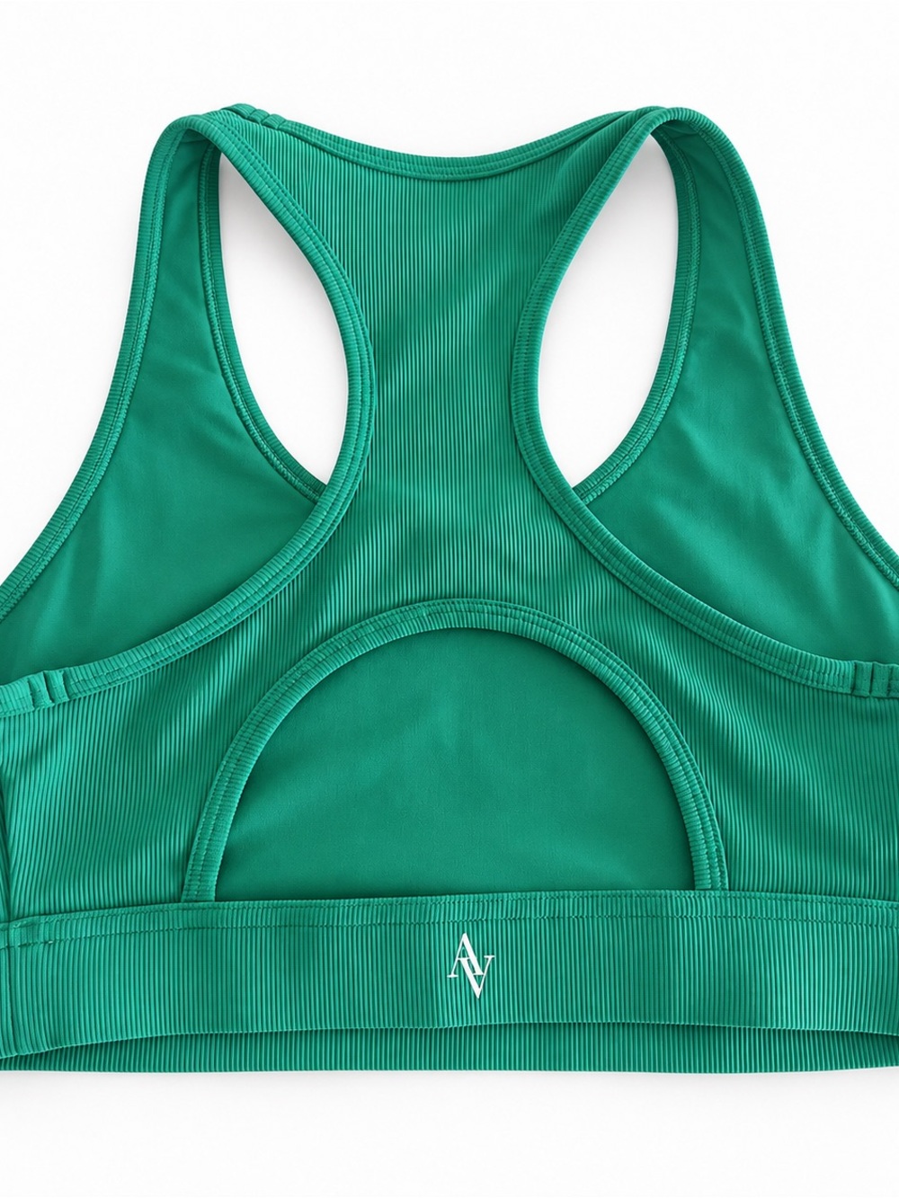 ALL ACCESS Emerald Ribbed Racerback Sports Bra - Picture 2 of 4